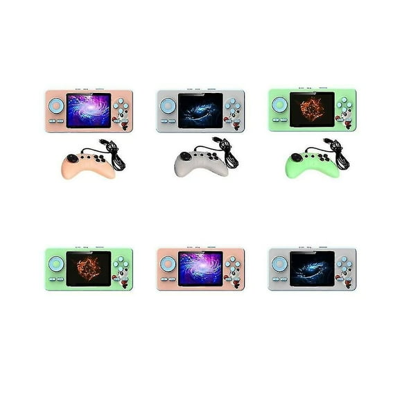 520 Games Console Retro Game Controller 2.4-inch Screen Handheld Game Player Two-person Mode (b)