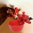 thumbnail image 3 of 12PCS Adjustable Drinking Fountain Automatic Bird Waterer Practical Drinking Bowl for Pigeons Chickens Birds, 3 of 5