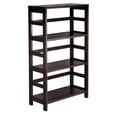 thumbnail image 3 of Winsome Torino 3 Shelf Solid Wood Basket Bookcase in Espresso and Chocolate, 3 of 8