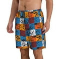 thumbnail image 2 of Logiee colorful plaid Dinosaur Print Mens Swim Trunks Quick Dry Board Shorts,Breathable Hawaii Beach Shorts Swimwear Bathing Suits-Medium, 2 of 6