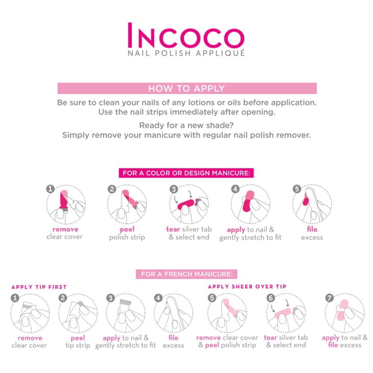 Incoco Nail Polish Strips, Break The Ice