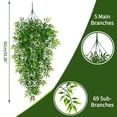 thumbnail image 3 of Artificial Hanging Plants, Ongmies Faux Eucalyptus Leaf Greenery Vine Plant, Artificial Hanging Vine Plants, Plastic Plants for Home, Garden & Wedding Decoration, 3 of 9