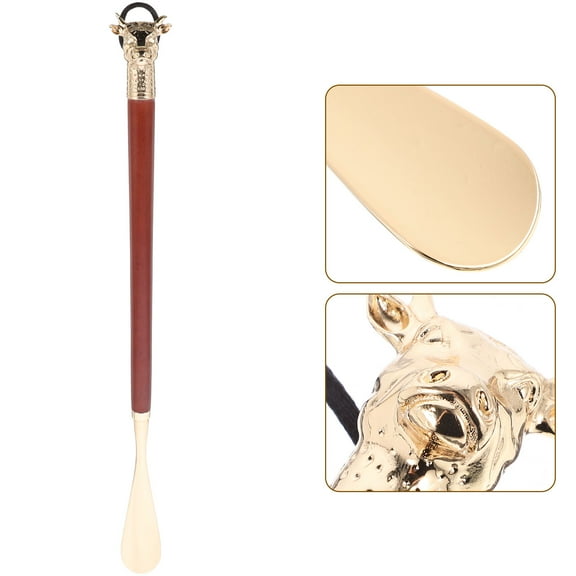FESTFENDS Standing Shoe Horn Brown 1Set Cow Head