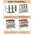 thumbnail image 3 of Chicken Nesting Box – 6-Compartment Galvanized Steel – Rollaway, Ventilated & Easy-Clean – Hen Coop with Legs – for Poultry – Red & Green, 3 of 5