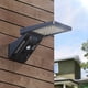 thumbnail image 3 of Ounissouiy ABS PC Luz de pared con energía solar Desmontable Recargable Funciona con IP65 Detección de movimiento a prueba de agua Lámpara de Iluminación y accesorios Blanco 6000K Ounissouiy HA073290-02, 3 of 6