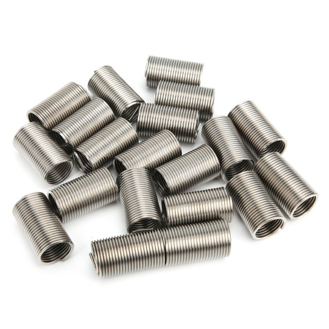 Manga de reparación de tornillos de alambre, tornillo de alambre de alambre de alambre de alambre insertos de alambre resistentes al desgaste para material de ingeniería de