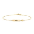 thumbnail image 1 of Engravable Bar Bracelet with Birthstone, 1 of 7