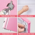 thumbnail image 6 of Upstreman 1.7 Cu.Ft. Retro Compact Refrigerator with Side Bottle Opener, Single Door Mini Fridge for Kitchen Office Apartment Dorm, Pink FR17 PRO, 6 of 12