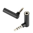 thumbnail image 2 of Lightweight Audio Adapter, Right Angle 90 Degree 3.5mm Male To Female Audio Adapter, For Devices With 3.5mm Interface, 2 of 8