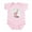 Petal Pink, variant on CafePress - Grandma's Little Peanut Infant Bodysuit - Baby Light Bodysuit, Size Newborn - 24 Months