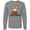 AC-Heather Grey, variant on Inktastic Merry Christmas Santa Reindeer Long Sleeve T-Shirt