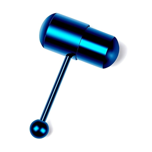 LAMIRO Durable materials, trendy stainless steel, vibrating tongue nails, silicone titanium steel, vibrating massage tongue nails, tongue rings, body piercing jewelry