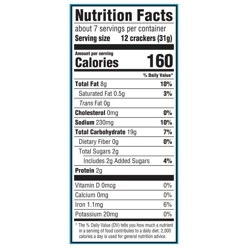 Pack of 3 Chicken In A Biskit Original Baked Snack Crackers, 7.5 oz (packaging may vary)