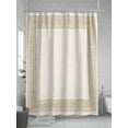 thumbnail image 5 of Shower Curtain Greek Key Design Shower Curtains for Bathroom, Waterproof Polyester Shower Curtain Set with Hooks, Standard Size 66" x 72" Geometric, 5 of 6