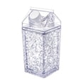 thumbnail image 2 of ECKYADAM CLEARANCE Milk Carton Water Bottle Transparent Milk Bottle Portable Plastic Transparent Bottle,Kitchen, 2 of 7