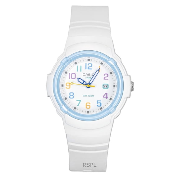 Casio Analog Bio-Based Resin Strap White Dial Quartz LX-800H-7A2V 100M Women's Watch