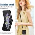 thumbnail image 4 of for Samsung Galaxy Z Flip 4 Crossbody Wallet Case for Women, Bling Glitter PU Leather Phone Case with Card Holder Cover for Samsung Galaxy Z Flip 4 SZ Black, 4 of 18