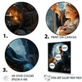 thumbnail image 3 of Designart "Twilight Nativity Scene Religious Art I" Christianity Floater Framed Wall Art Living Room, 3 of 5