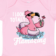 thumbnail image 4 of Inktastic I Look Totally Flamazing with Flamingo in Sunglasses Boys or Girls Baby Bodysuit, 4 of 5