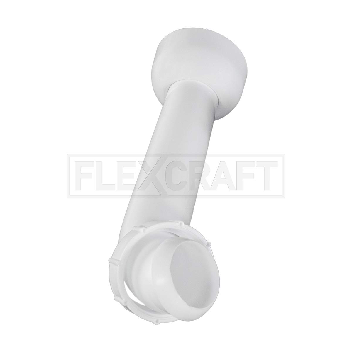 1-1/2 in Plastic P-Trap with Adapter Flange and TPR Washer for