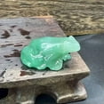 thumbnail image 2 of K-KED Natural quartz crystal carved frog stone frog animal mascot gift-Green Aventurine Jade Stone, 2 of 6