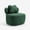 Teddy Fleece | Green, variant on Accreate 360° Swivel Accent Chair with Storage,Comfy Armchair Teddy Velvet with Upholstered Cushion for Makeup Room, Bedroom, Apartment, Living Room