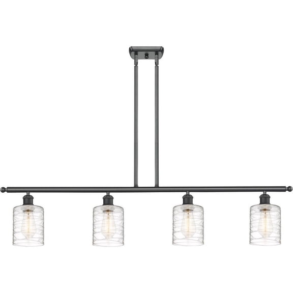 Innovations Lighting - Cobbleskill - 4 Light Island In Art Nouveau Style-10