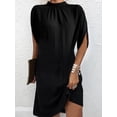 thumbnail image 6 of Elegant Women‘s Dresses 2024 Summer Fashion Round Neck Loose Bat Sleeve Office Lady Party Dress Y2K S-XXL, 6 of 6