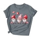 thumbnail image 4 of Xuyuer Women's Lover Printed Round Neck Short Sleeve T-Shirt, Cute Casual Graphic Tee Top for Date Nights, Anniversary Gifts and Couple Outfits, 4 of 7