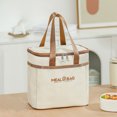 thumbnail image 1 of Fiudx Ofertas Relámpago Bolsa De Picnic Al Aire Libre Bolsa Aislada Bolsa Refrigerada Cesta De Picnic Bolsa De Temperatura Constante Papel De Aluminio Grueso Bolso De Gran Capacidad, 1 of 7