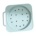 thumbnail image 3 of Flower Rolling Plant Stand with Wheels Movable Tray Flower Pot Rack Holder L Blue, 3 of 8