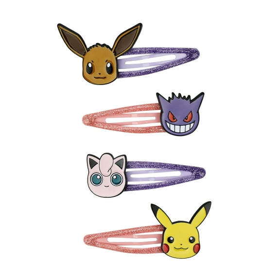 Pokémon Characters 4-Piece Hair Clip Set