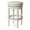 Natural, variant on Maven Lane Pullman Backless Bar Stool in White Oak Finish w/ Natural Color Fabric Upholstery