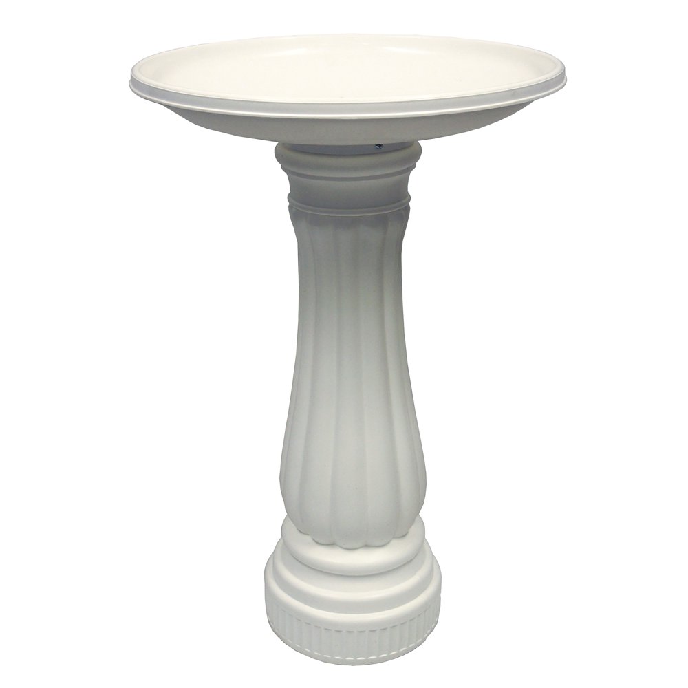 Bird Bath Rnd White
