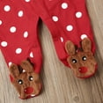 thumbnail image 5 of Kiapeise Newborn Infant Baby Boy Girl Christmas Deer Clothes Long Sleeve Romper Jumpsuit Playsuit Outfit, 5 of 6