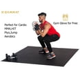 GXMMAT Large Exercise Mat 6'x6'x7mm, Workout Mats for Home Gym Flooring