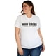 thumbnail image 2 of Playera Roman Fashion/Tallas Extras 9001-22 Mon Cherie (Blanco) blanco 36 Roman Fashion PL-ER-9001-22-BLANCO, 2 of 5