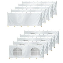 TentandTable Standard Sidewall Kit for 7 ft Sides, White, 40 ft x 60 ft