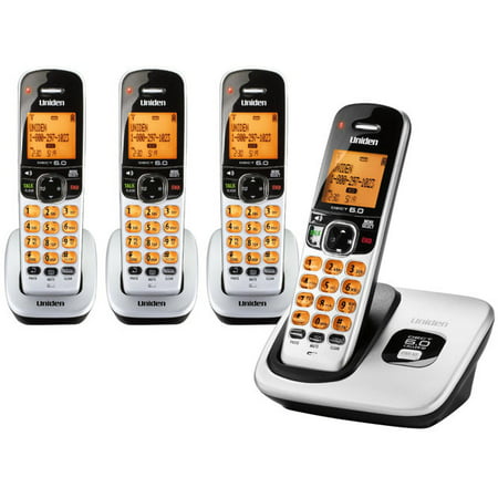 Uniden D1760-4  Cordless Eco - Friendly Phone w/ 3 Additional