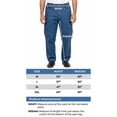 thumbnail image 2 of Turtle Bay New York Men’s Pull-On Jeans with Double Cargo Pockets, Elastic Waist, Relaxed Fit, 2 of 5