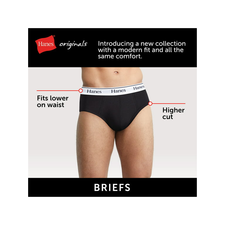 Hanes Originals Men's Boxer Briefs, Stretch Cotton Moisture-Wicking  Underwear, Modern Fit Low Rise, Pack of 4 : : Clothing, Shoes 