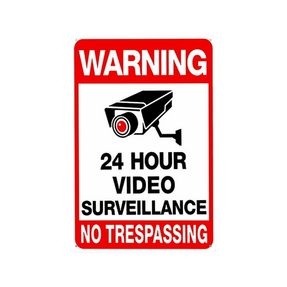 Clearance! Ongmies Room Decor Clearance Gifts Camera Signs for Home Video Surveillance Signs Outdoor 20*30Cm on Sale