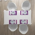 thumbnail image 4 of Ambesonne Pink Zebra Place Mats Set of 4, 80s Style Grunge, Standard Size, Cobalt Blue Fuchsia, 4 of 4