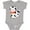 AC-Heather Grey, variant on Inktastic Cow Boys or Girls Baby Bodysuit
