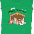 thumbnail image 4 of Inktastic Merry Christmas Cute Nativity Scene Boys or Girls Baby Bodysuit, 4 of 5