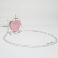 thumbnail image 3 of Mini bolsos de hombro con corazón de amor para mujer, bolsos cruzados con cadena de perlas (rosa), 3 of 5