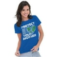 thumbnail image 3 of Love Your Mother Earth Cute Go Green Womens Slim Fit Graphic Tee Brisco Brands M, 3 of 5