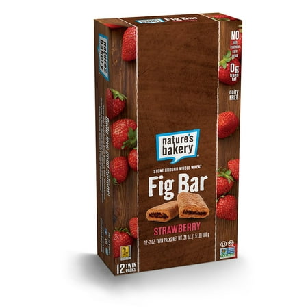 bakery nature 2oz wheat strawberry fig whole pack bar walmart
