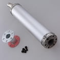 thumbnail image 2 of Adaptador Universal Modificado Metal Del Tubo Del Silenciador Del Extractor 20m La Motocicleta Plata shamjiam Tubo de escape de la motocicleta, 2 of 8