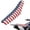 American Flag, variant on Uorisanigo Dirt Bike Seat Cover Non-Slip Vintage American Flag Waterproof Soft Seat Cover Motorcycle Cushion Grip Guard Universal for Most Dirt Pit Bikes Motocross Off Road Enduro